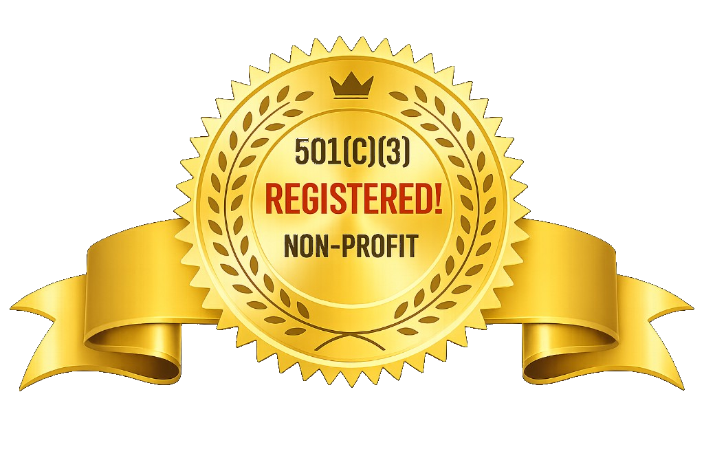 501(c)(3) Registered Non-Profit seal